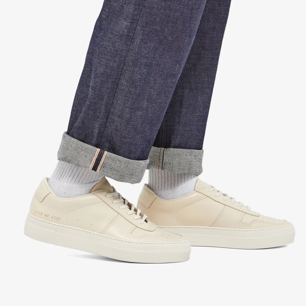 Woman by Common Projects BBall Super Sneaker in Off White sz 37 New in Box
